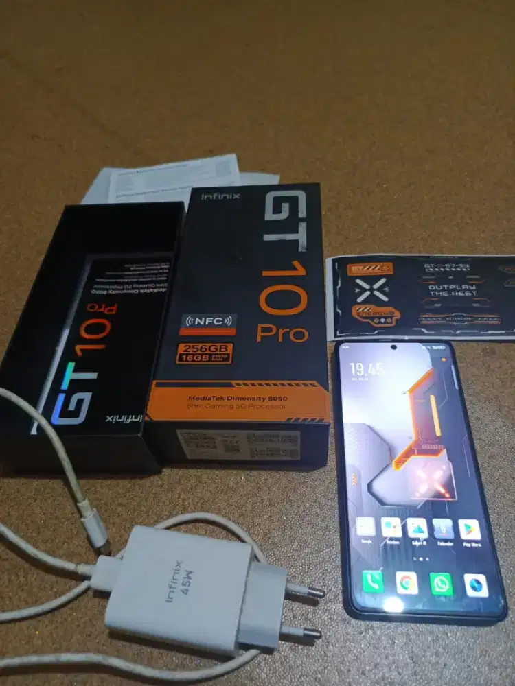 Infinix gt 10 pro fullset full ori