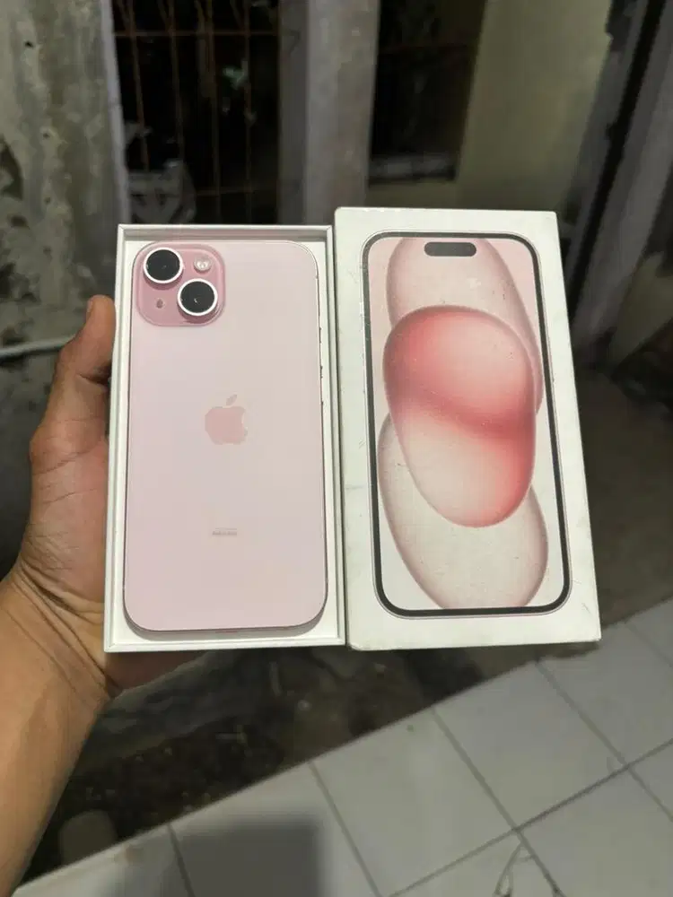 Iphone 15 128 ibox baru buka segel
