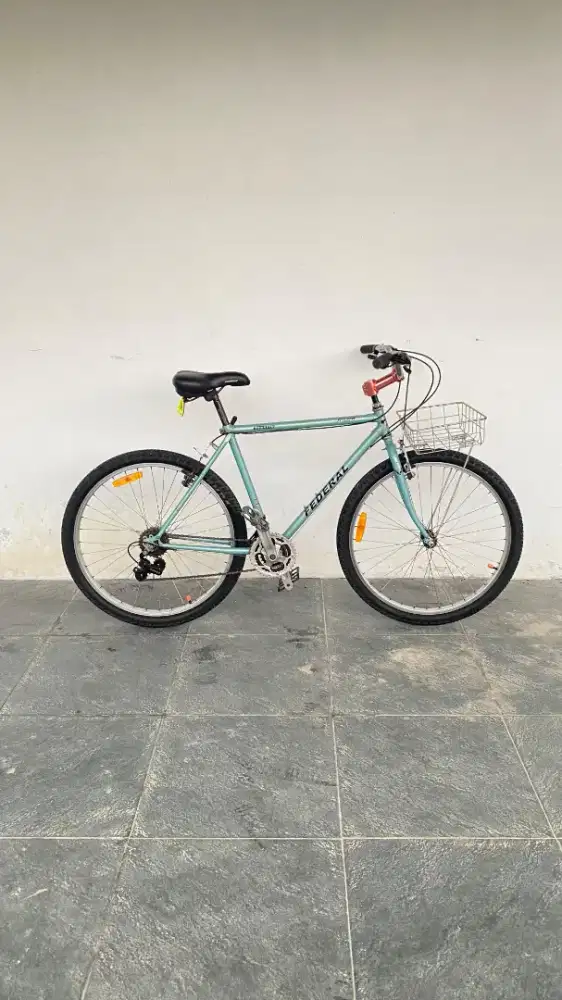 sepeda commuterbike / kalcer frame rata air