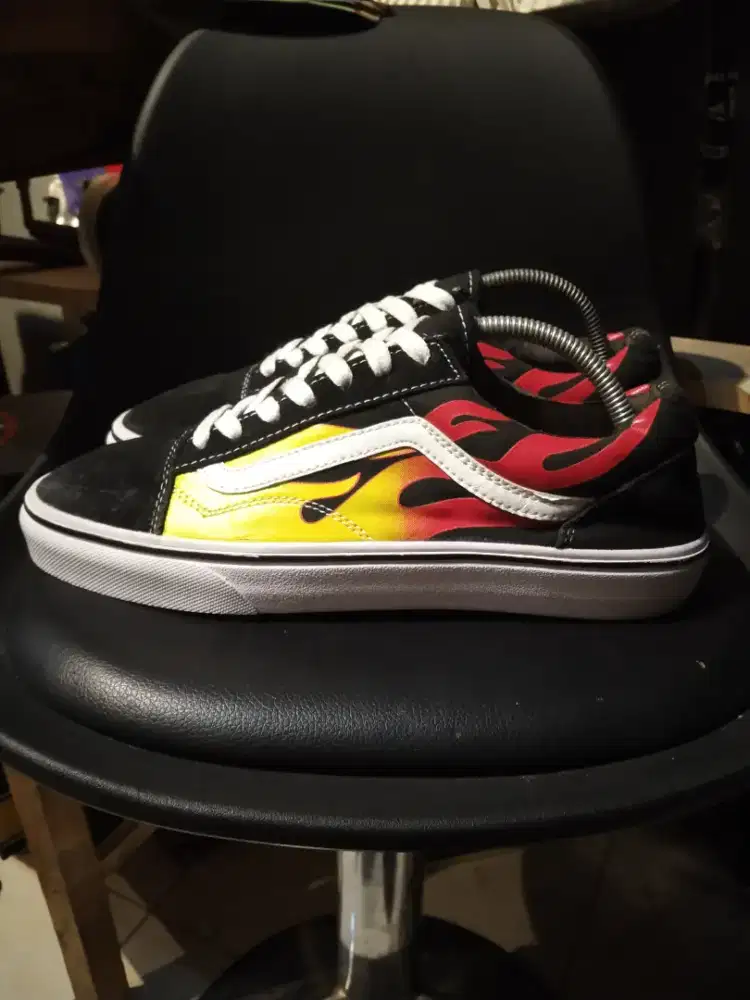 Vans old school flame black