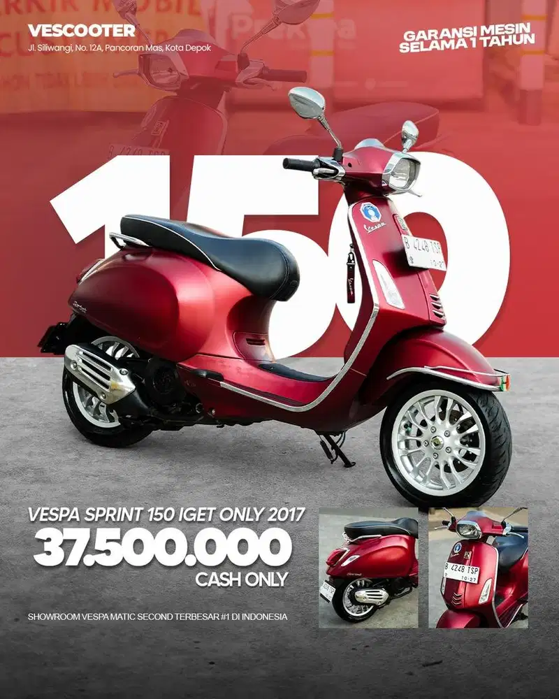 PIAGGIO VESPA SPRINT 150 IGET 2017