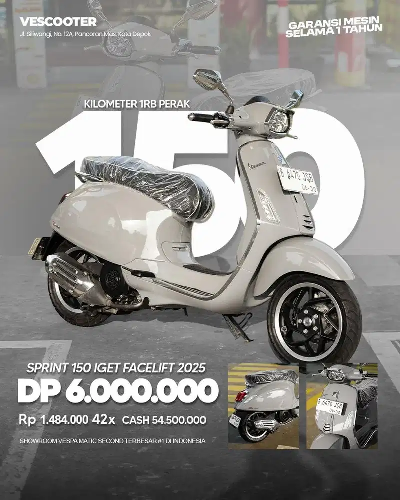 PIAGGIO VESPA MATIC SPRINT 150 IGET ABS FACELIFT 2025