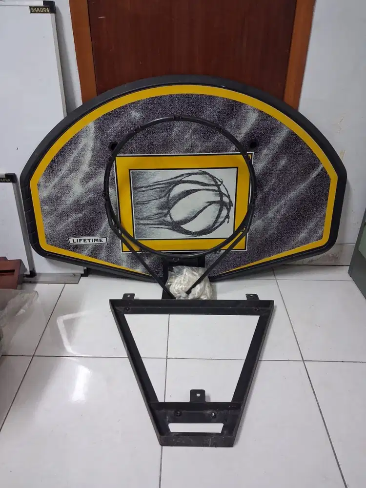 Papan Ring Basket Lifetime Original + Ring & Bracket Dinding (Second)
