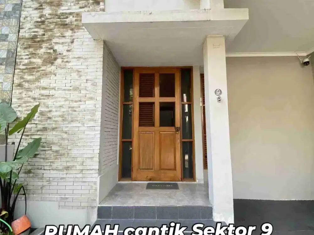 Rumah Cantik Jual Cepat Sektor 9 Bintaro Jaya