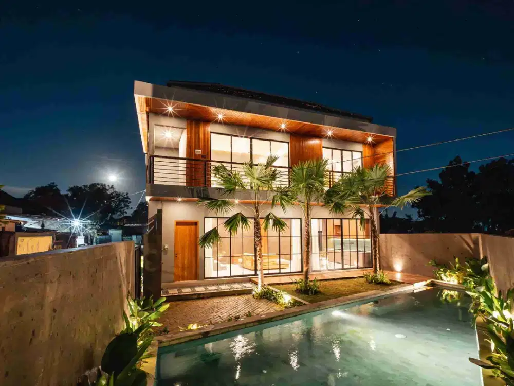 villa modern murah cepaka munggu bali