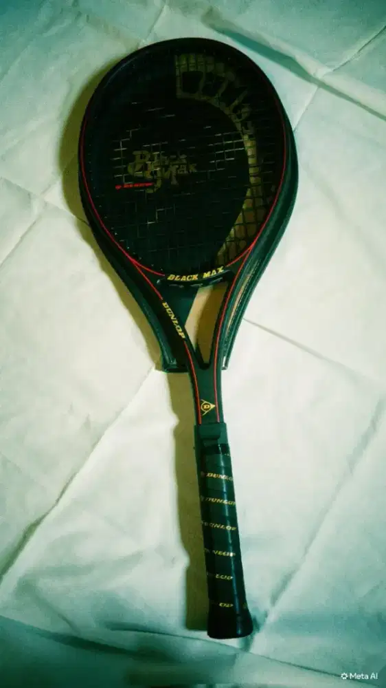 raket tenis dunlop vintage