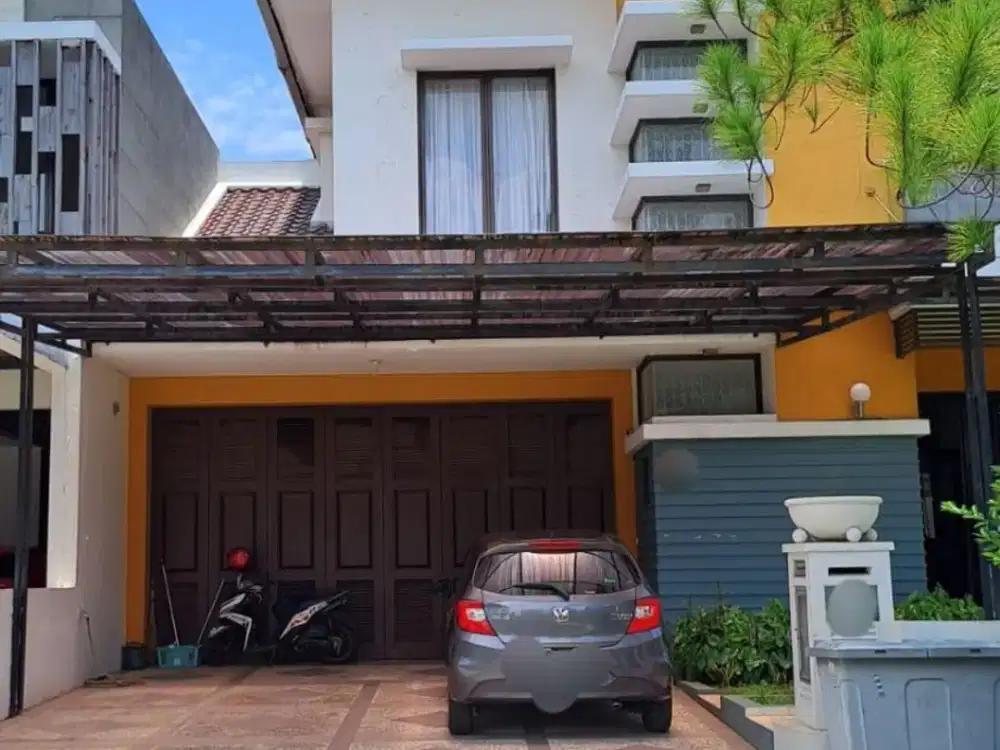 DIJUAL RUMAH FULL RENOV SIAP HUNI DI CLUSTER CEMARA HARAPAN INDAH BEKASI