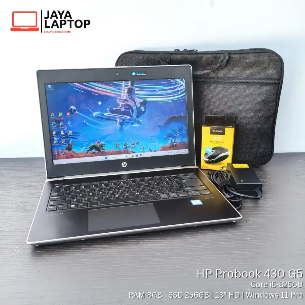 HP Probook 430 G5 Core i5 Gen 8 RAM 8GB SSD 256GB Laptop Second Bekas