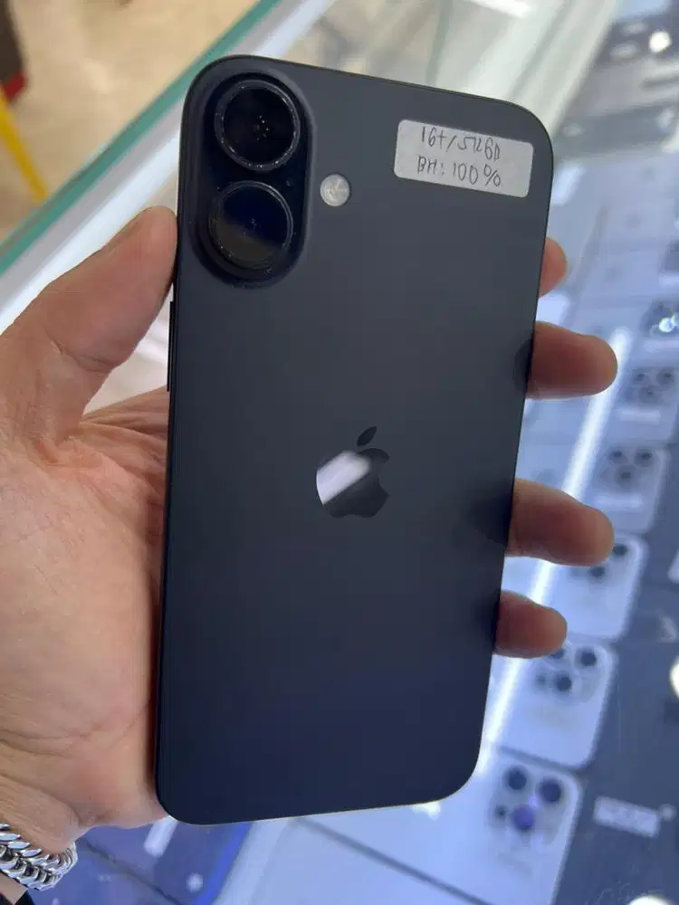 Iphone 16 plus ibox 512 bh 100 mulus no minus