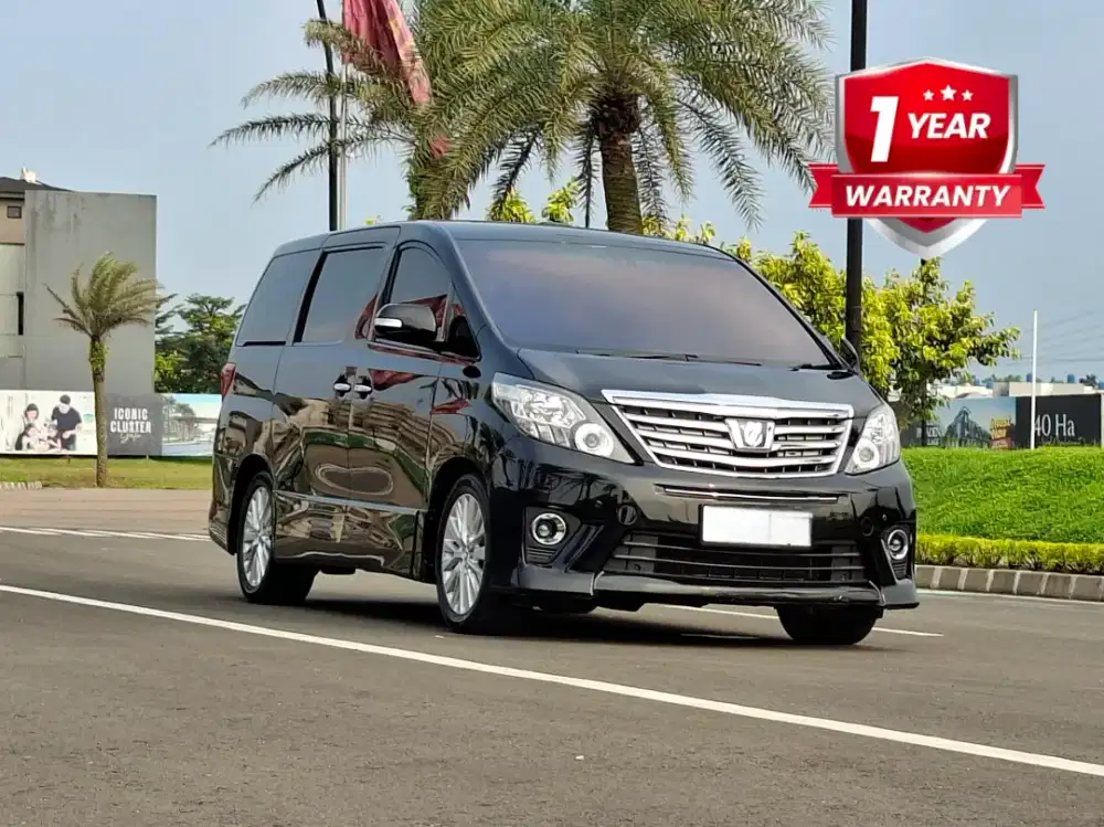 TDP 7jt KM LOW Istimewa Alphard 2.4 SC At 2013  Hitam