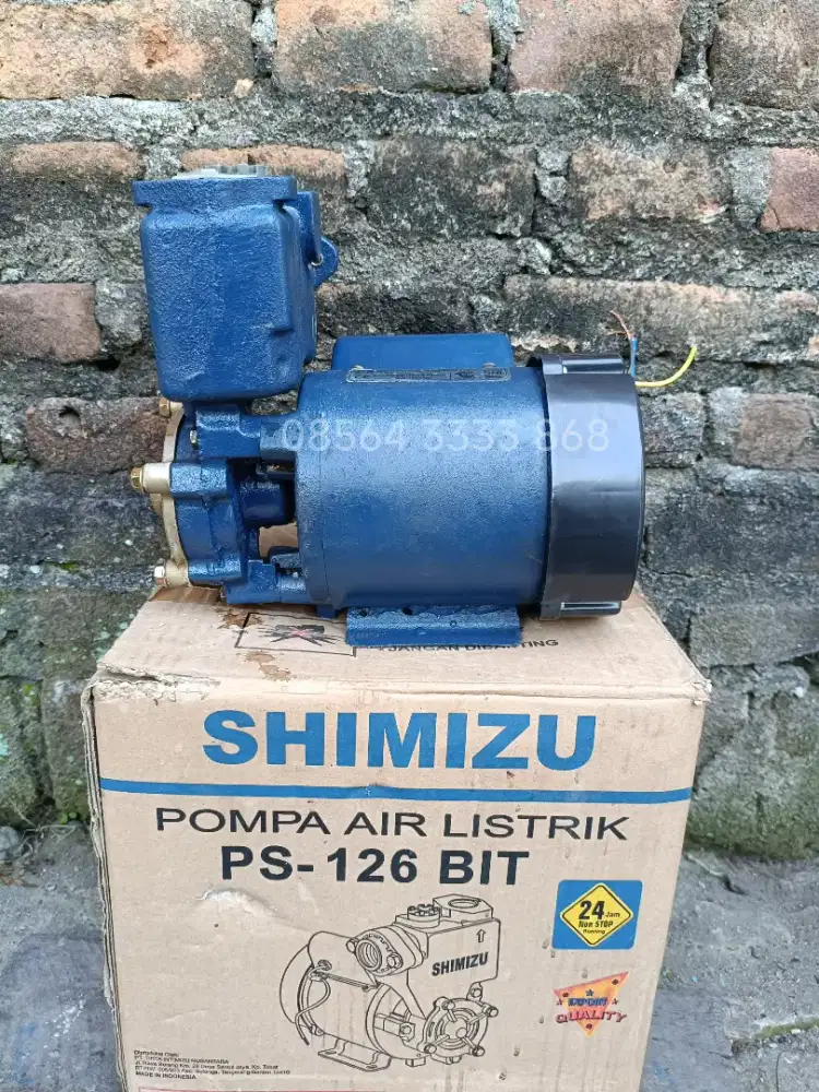 Pompa air shimizu ps 126 bit siap pasang bs tt pompa mu yg rusak