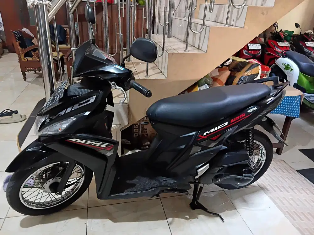 Mio 125 injeksi 2016 hitam Gbm