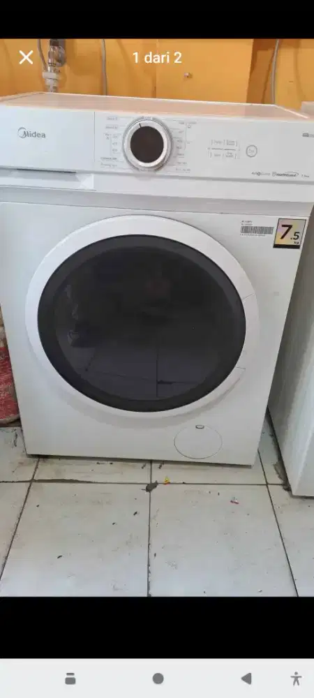 Mesin cuci buka depan (front loading)