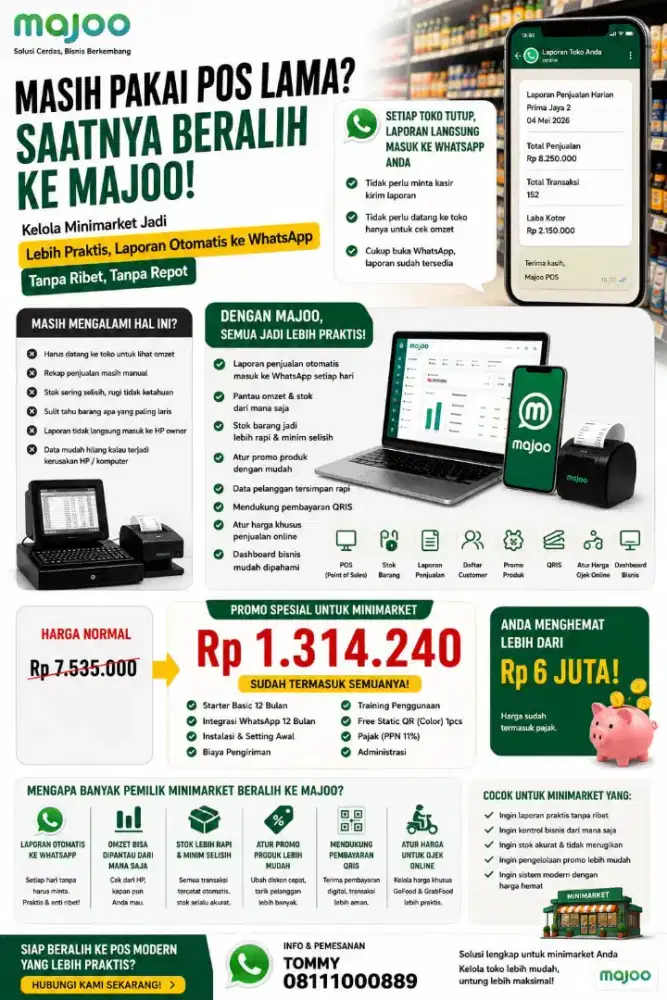 Paket Aplikasi Wirausaha Lengkap Majoo