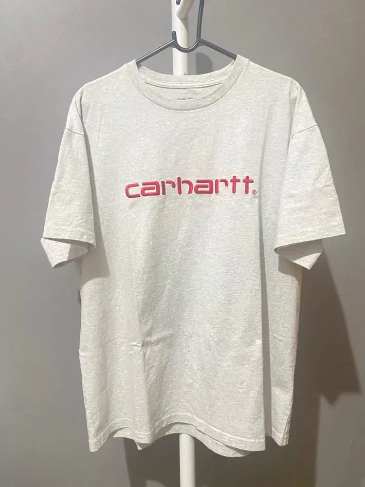 Carhartt WIP (Embroidery T-Shirt - Ash Heather / Rocket Original)