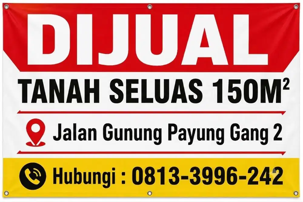 Tanah Kosong Siap Bangun