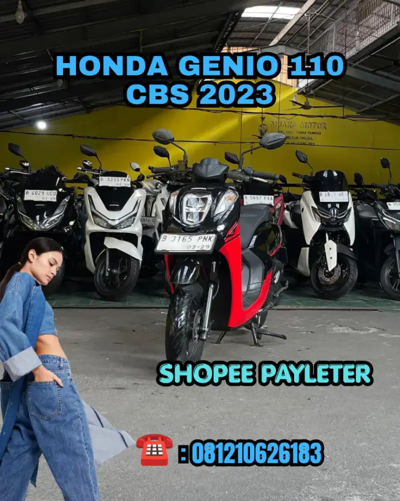 HONDA GENIO 110 CBS 2023 CASH CREDIT