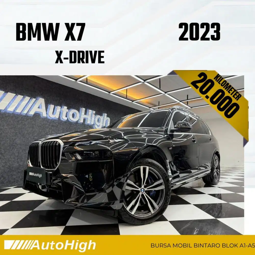 DP10% [Km20.000] X7 M-Sport 2023 Black Reg 2024 #AUTOHIGH