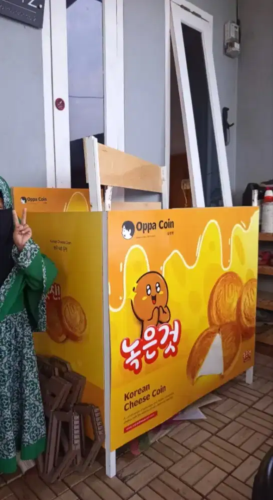 Gerobak Usaha Pancake Oppa Coin