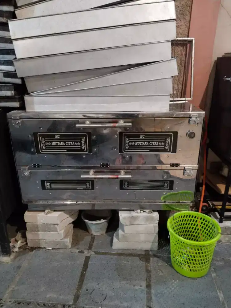 Oven gas 120cm api atas bawah