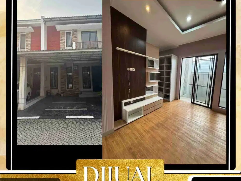 DIJUAL RUMAH 2,5 LANTAI  LUAS 108 M²  DI PERUMAHAN GREEN LAKE CITY CIPONDOH TQNGERQNG