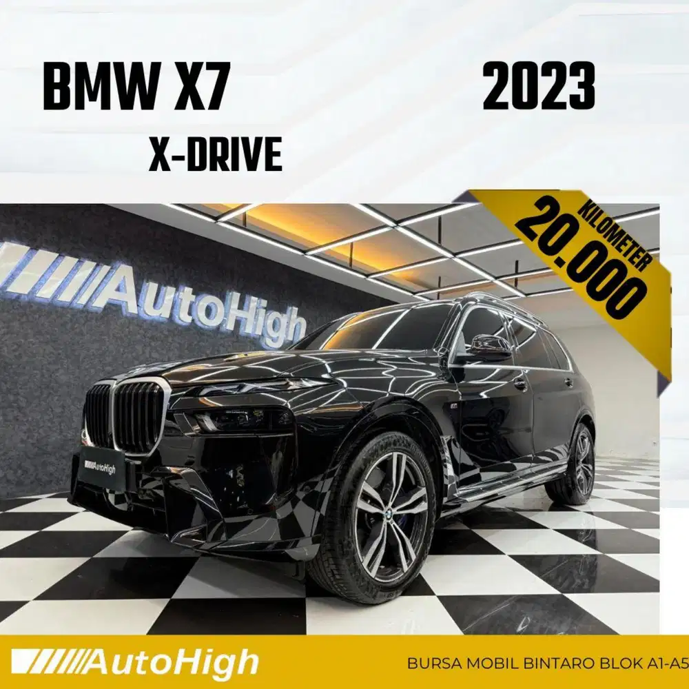 DP10% [Km20.000] X7 M-Sport 2023 Black Reg 2022 #AUTOHIGH