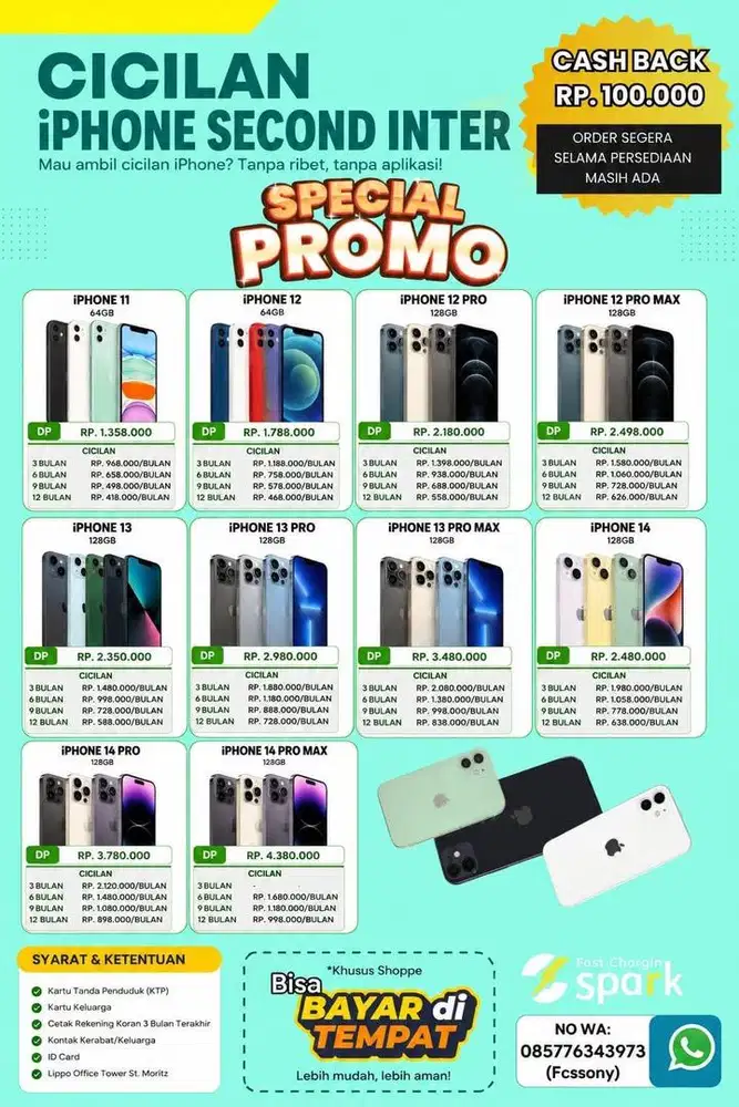 CCLN iPhone semua type