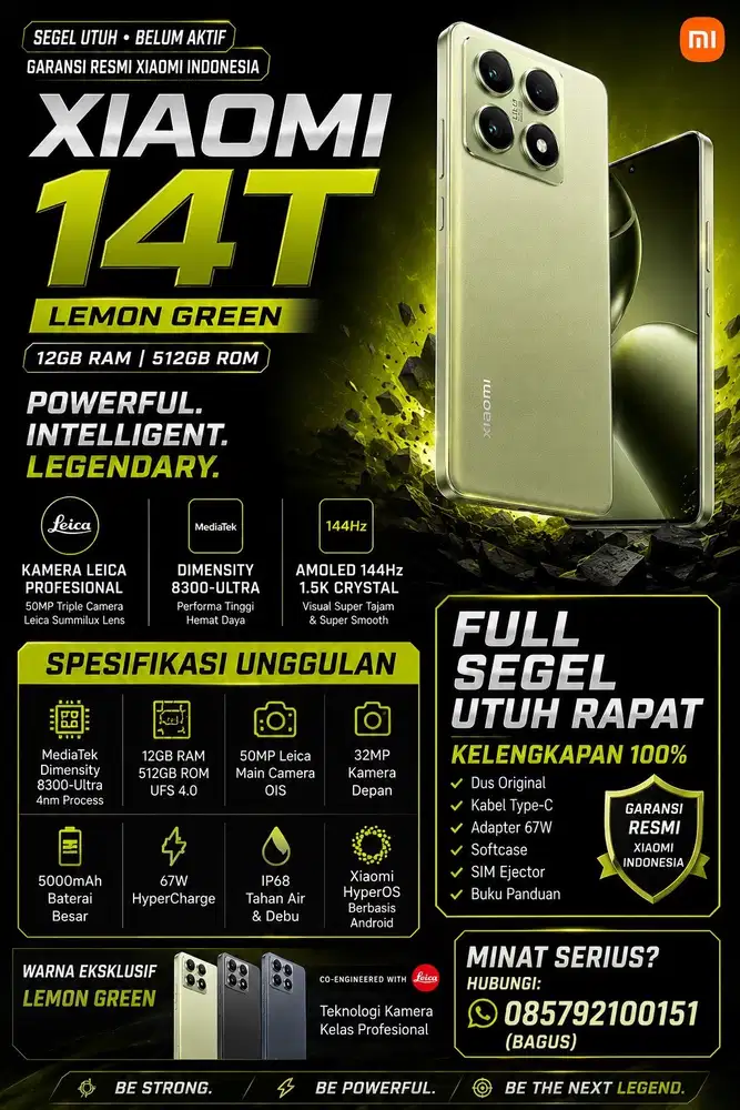 XIAOMI 14T BARU HARGA LEBIH MURAH