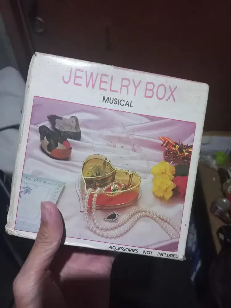 Kotak musik perhiasan Jewelry Music Box instrument balet