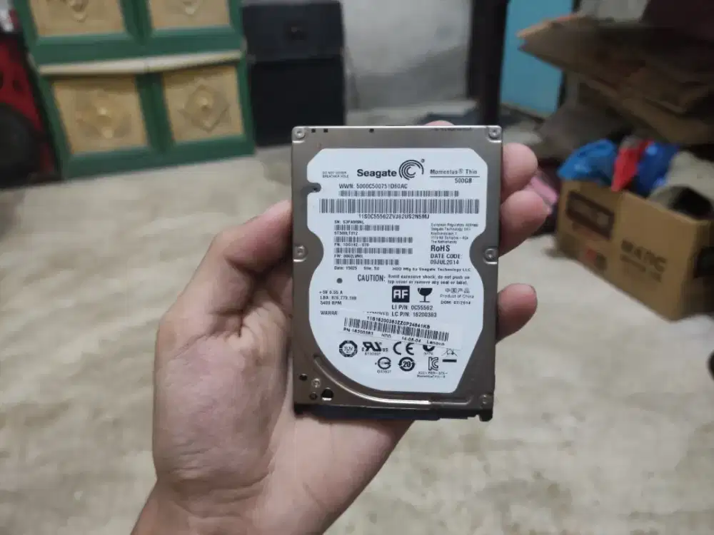 Hdd/hardisk 2,5 inch laptop, seagate 500gb, normal,sentinel 100% semua