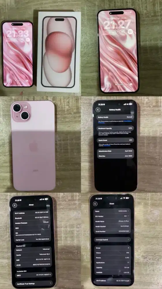 IPHONE 15 PLUS 128 GB IBOX