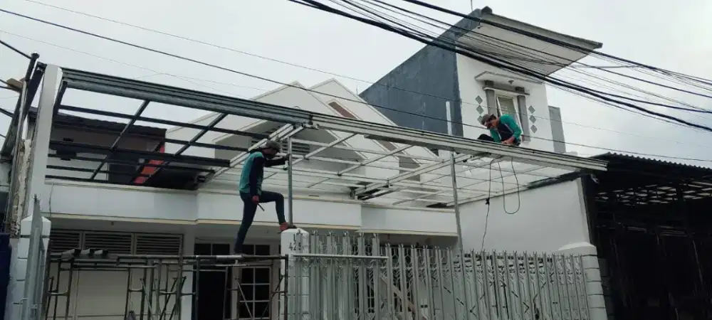 Pagar kanopi Tralis