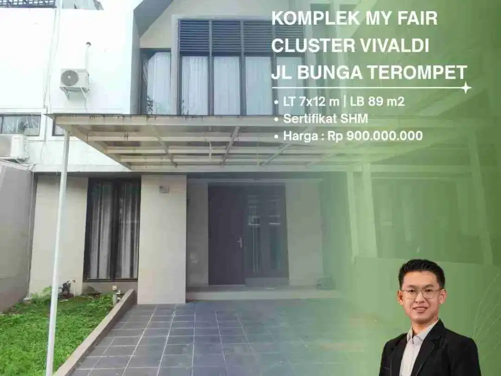 DIJUAL CEPAT VILLA CANTIK DI KOMPLEK MYFAIR CLUSTER VIVALDI
