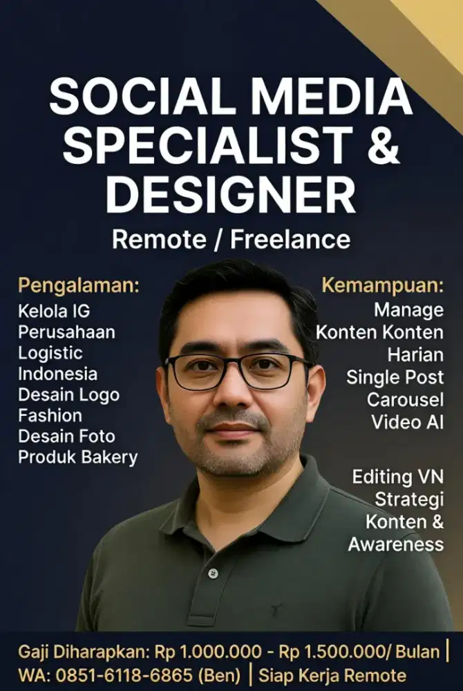 SOCIAL MEDIA SPECIALIST & DESIGNER
Remote / Freelance
