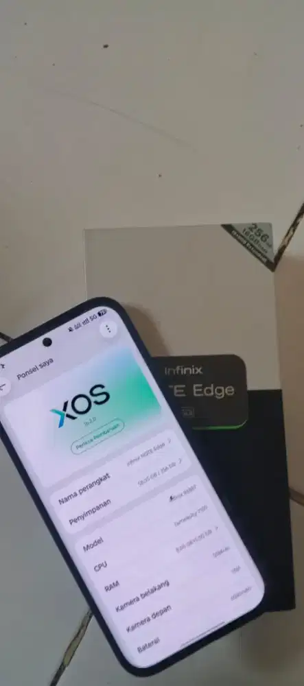 Infinix edge 8+8 /256 gb mulus 99% seperti baru