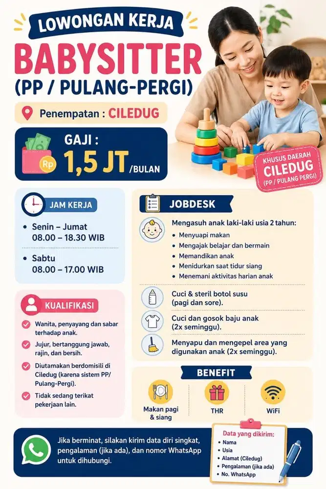 Momong anak PP ciledug