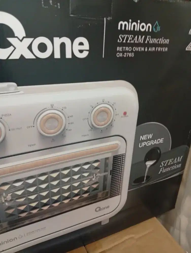 Air fyer oxone plus steam dan oven new GRESS like new from D oven