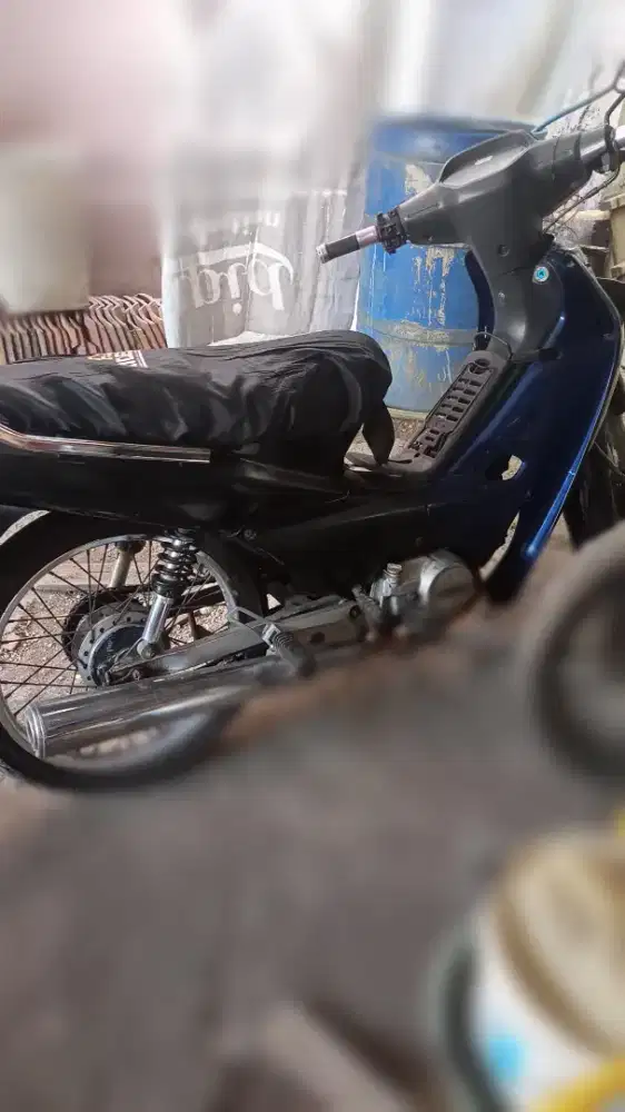 Honda Supra x tahun 2000 (D) kodya ss LKP  warna merah abu