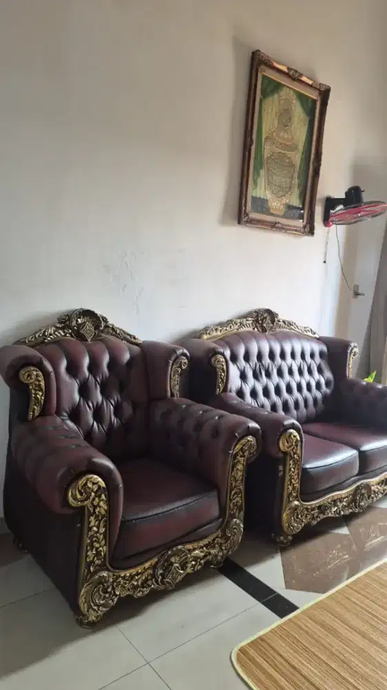 Sofa tamu 3.2.1 seat ukir jepara