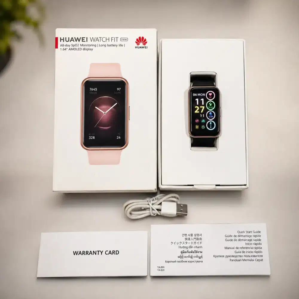 Huawei Watch FIT (new) fullset original ex.garansi Resmi