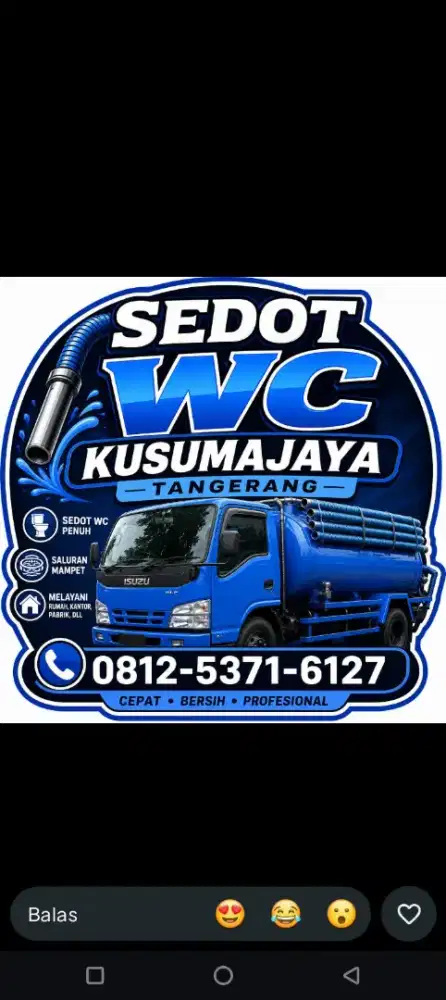 sedot wc tangerang kota & kabupaten