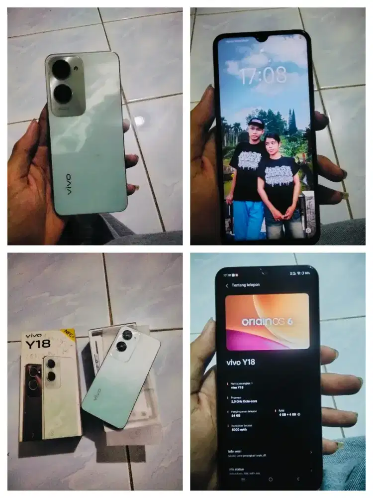 vivo y18 4/6 masih mulus