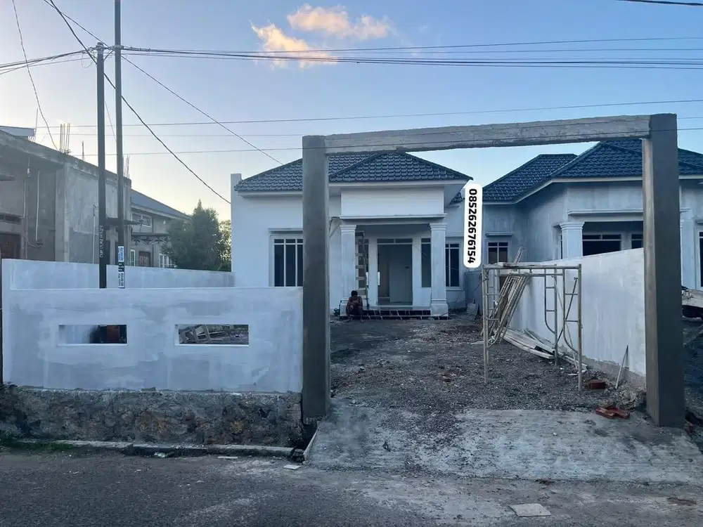 Rmh minimalis type 85/295M.pinggir jln aspal gp cot lamkuweuh meuraxa