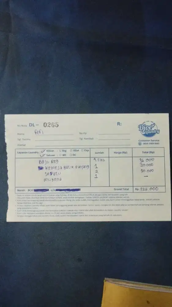 Cuci dan setrika