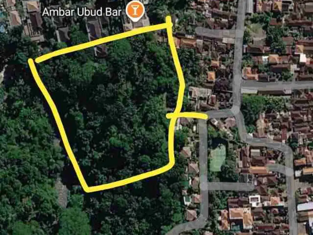 Tanah Komersial Los Sungai Ayung Dekat Mandapa Ubud