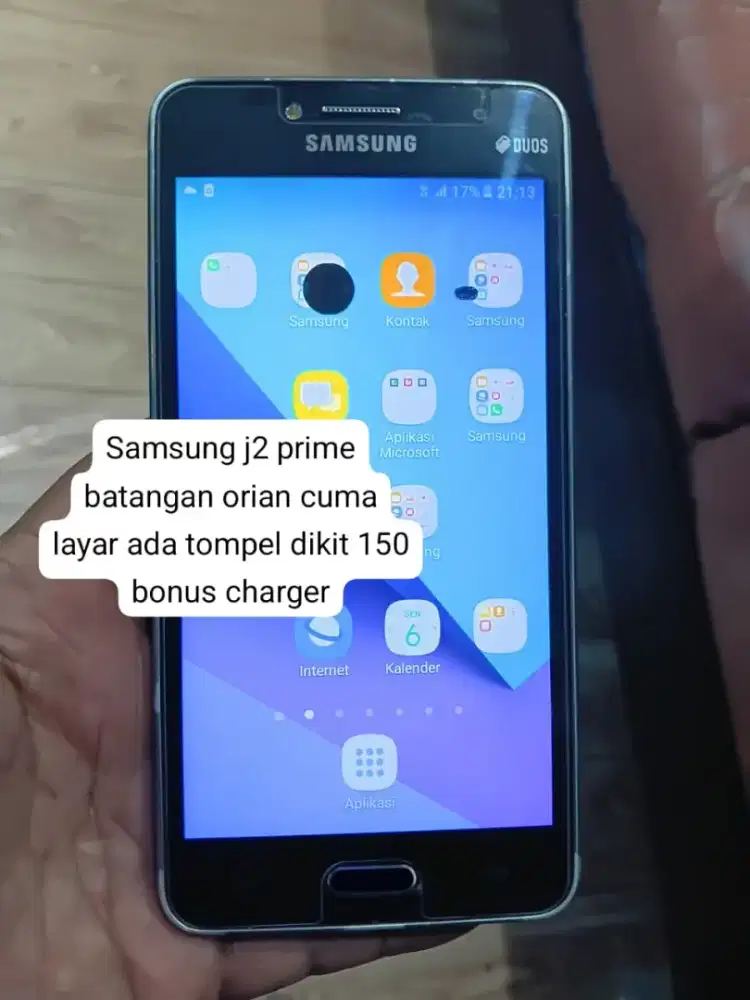 Samsung j2 prime (ada tompel)