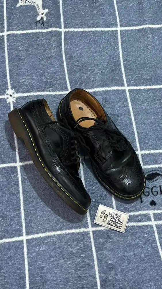Dr martens 3989 wingtip brogue black