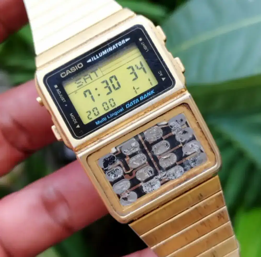 Jam tangan vintage.casio dbc 611G.casio vintage