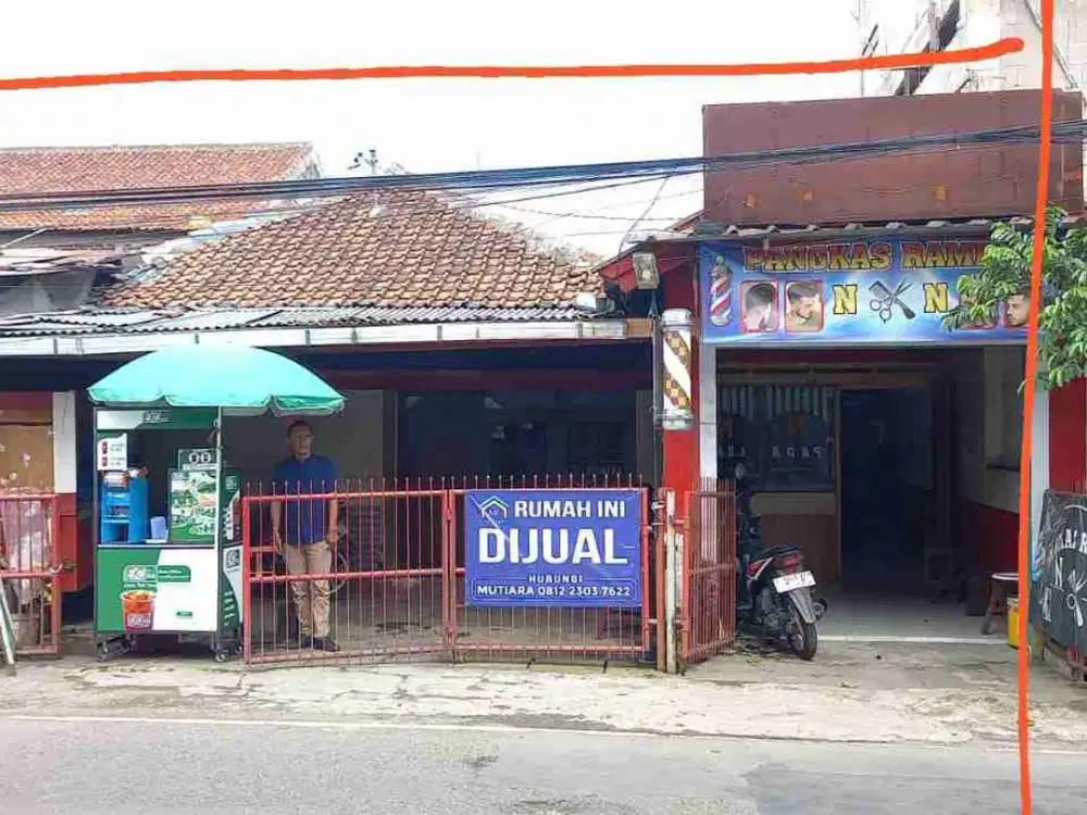 Rumah Hitung tanah cocok Bangun Ruko