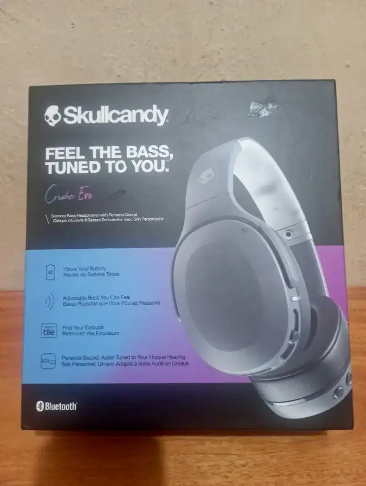 Headphone Skullcandy Crusher Evo grey original
